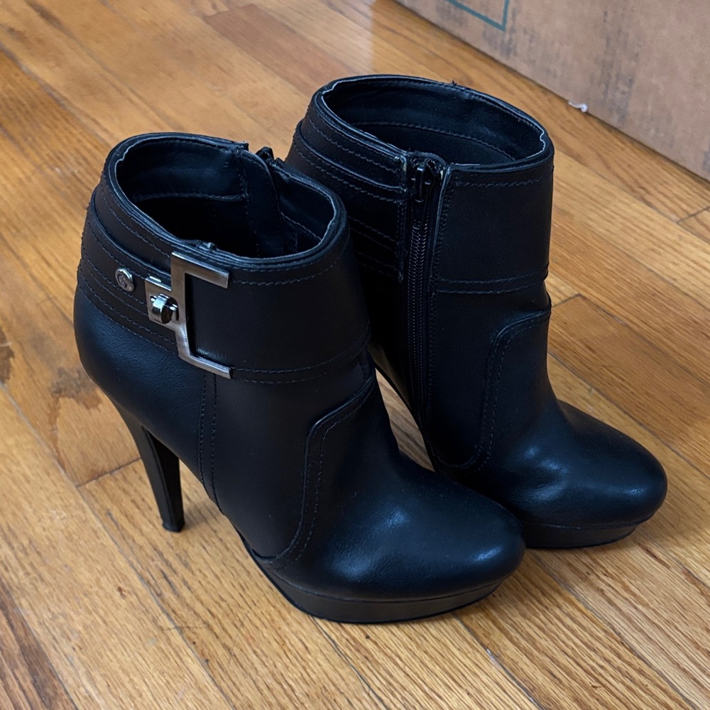 G by Guess Black Ankle Booties